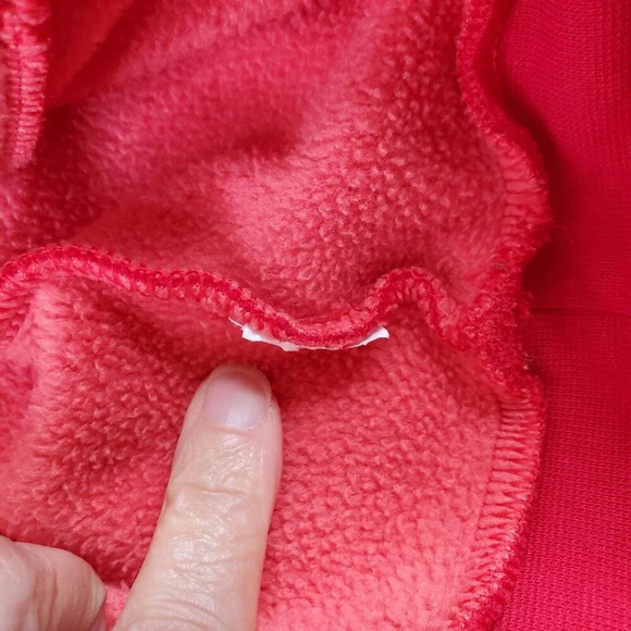 Fabletics x Madelaine Petsch Sweatshirt Women M Red 1/2 Zip on Back Pullover Gym - Picture 16 of 16